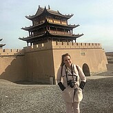 Katrin Wieder bei ihrem Auslandssemester in China